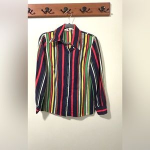 Retro button-down shirt